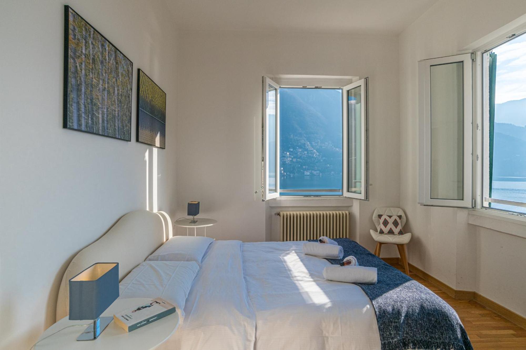 Casa Bambu - Splendida Vista Lago E Posto Auto Laglio Exteriör bild